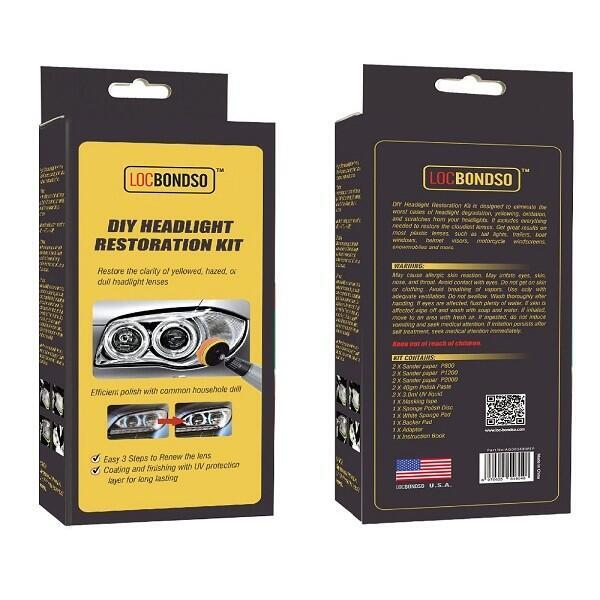 Κιτ Γυαλίσματος Και Ανανέωσης Φαναριών Locobondso DIY Headlight